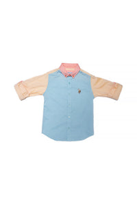 Chemise garçon ERENIMOKIDS BLUE