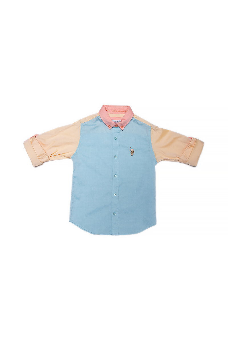 Chemise garçon ERENIMOKIDS BLUE