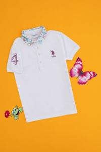 T-SHIRT FILLE SD01 WHITE