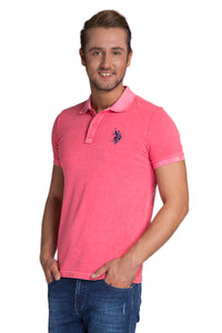 T-shirt POLO homme TJ01I PINK FUSHIA