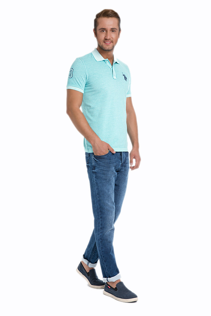 T-shirt POLO homme TJ01I GREEN KAKI