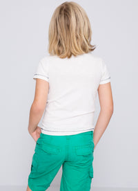 T-shirt garçon LUDO ECRU