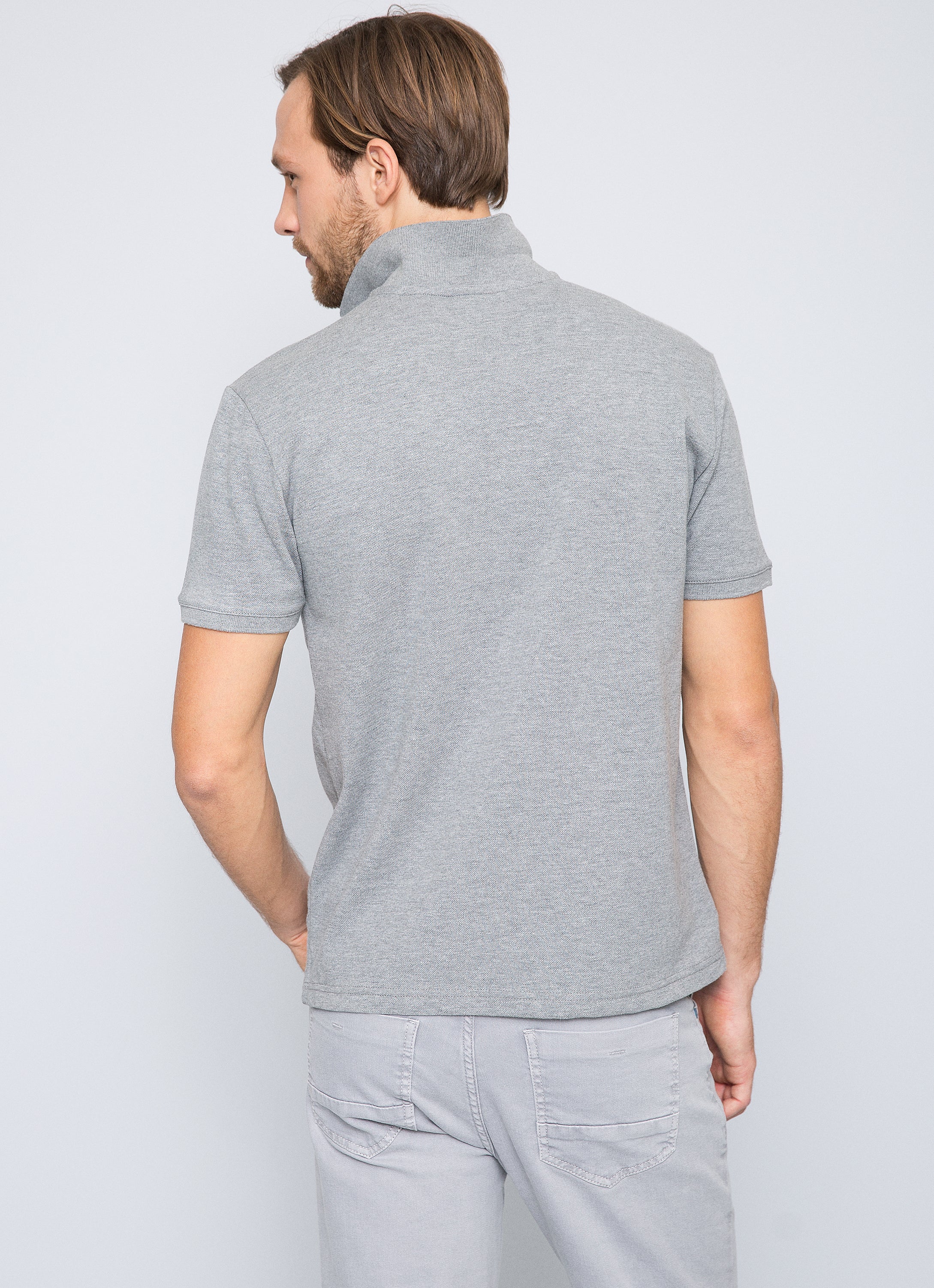 T-shirt POLO homme TP04I MELANGE GREY