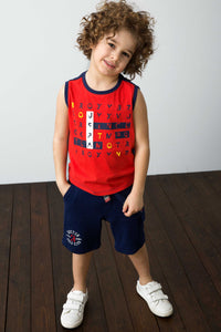 T-shirt garçon TARANTO RED