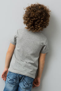 T-shirt garçon GEARTKIDSI MELANGE-GREY