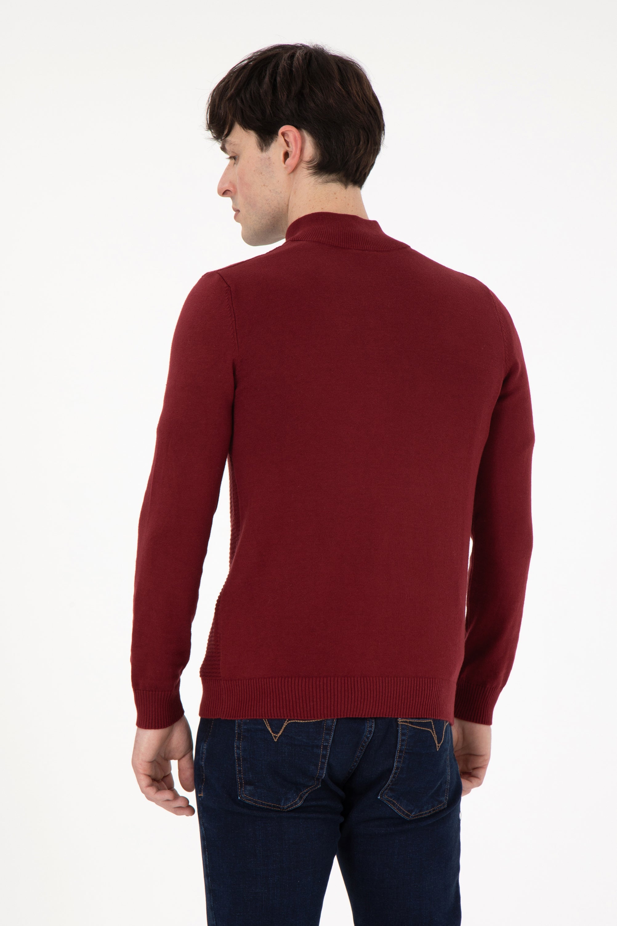 Cardigan GUNNER Burgundy
