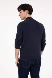 CARDIGAN HOMME GUNNER NAVY-BLUE