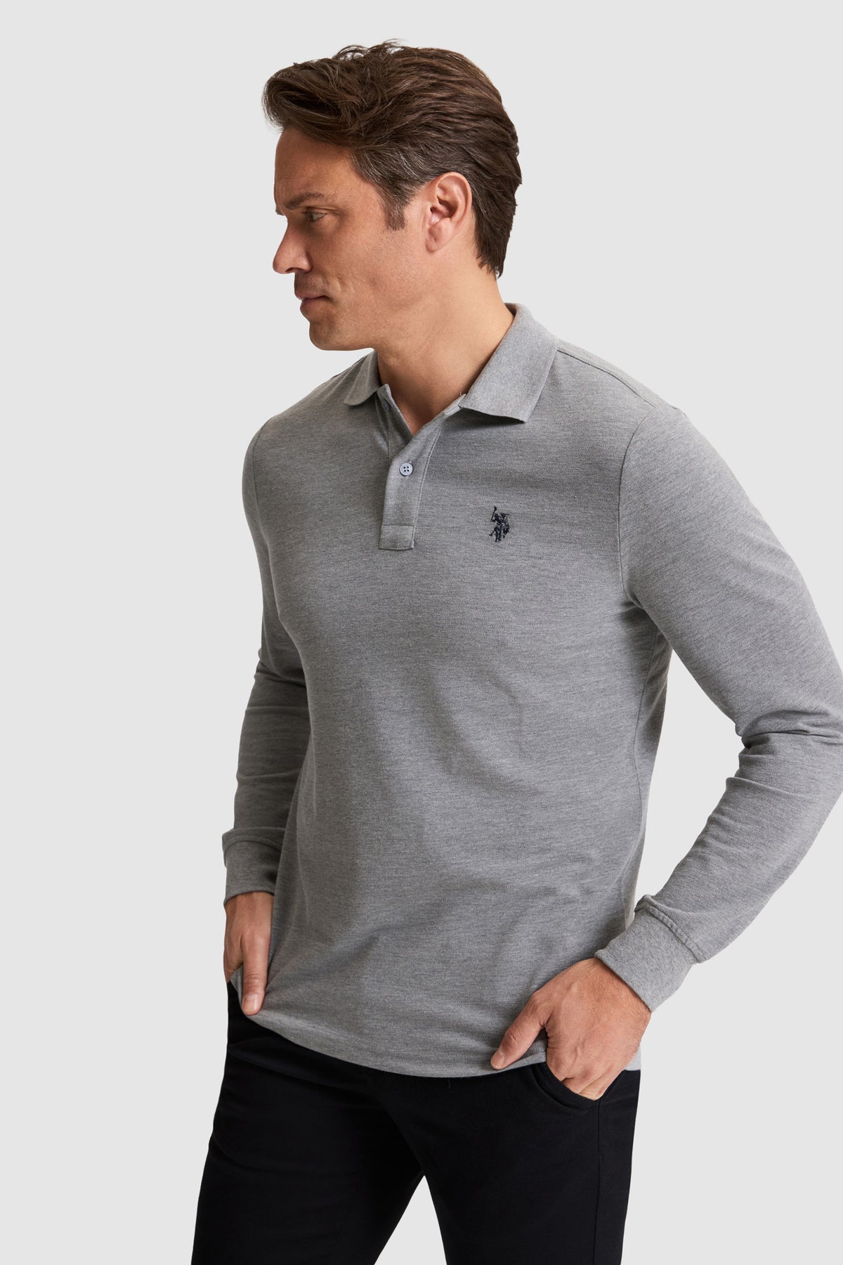 SWEAT-SHIRT HOMME GTP01 MELANGE GREY