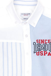 Chemise garçon bleu ciel