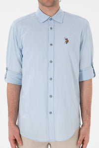 Woven Shirt ENZO LIGHT BLUE