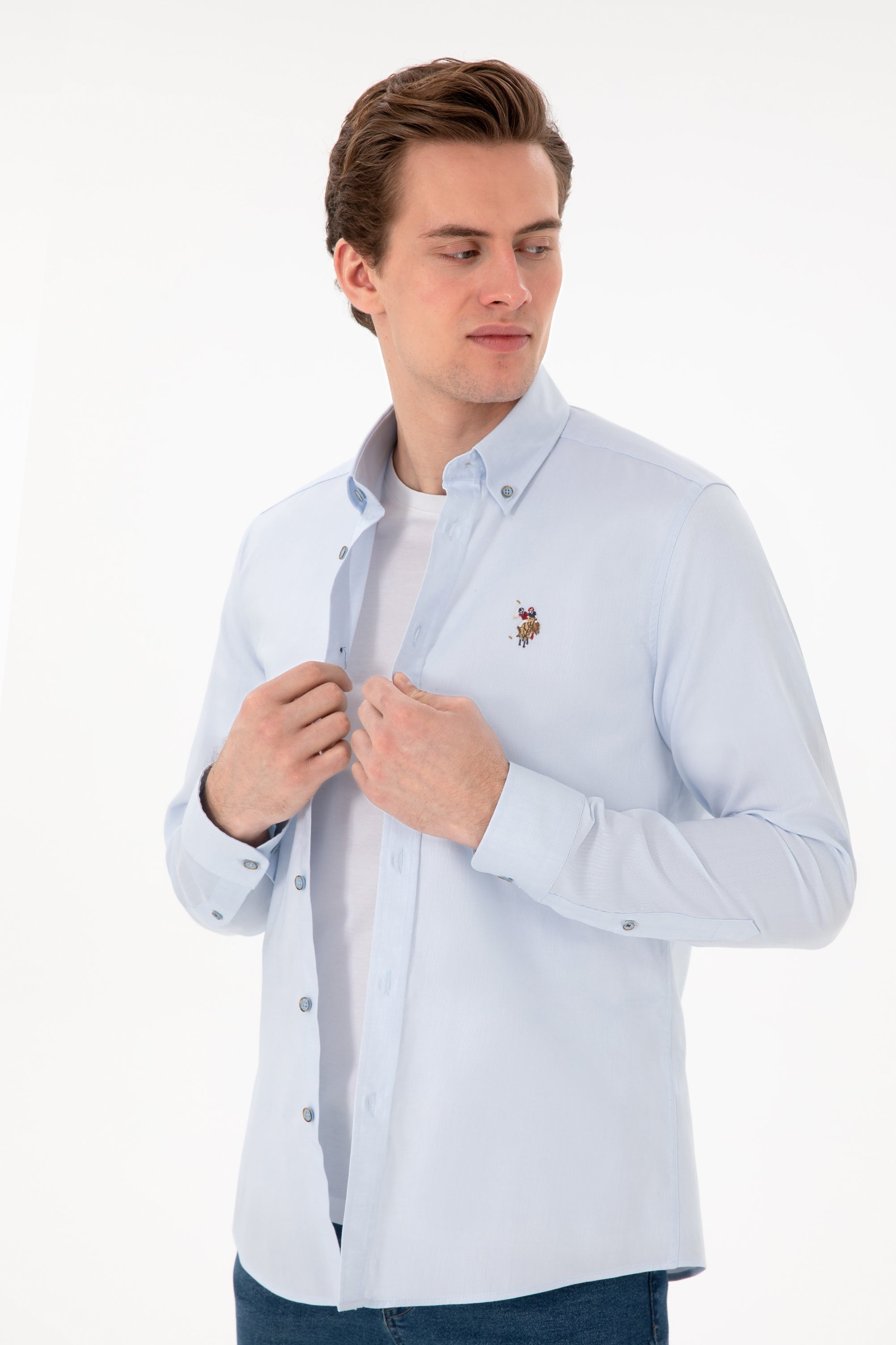 Woven Shirt CEDCOLOR LIGHT BLUE