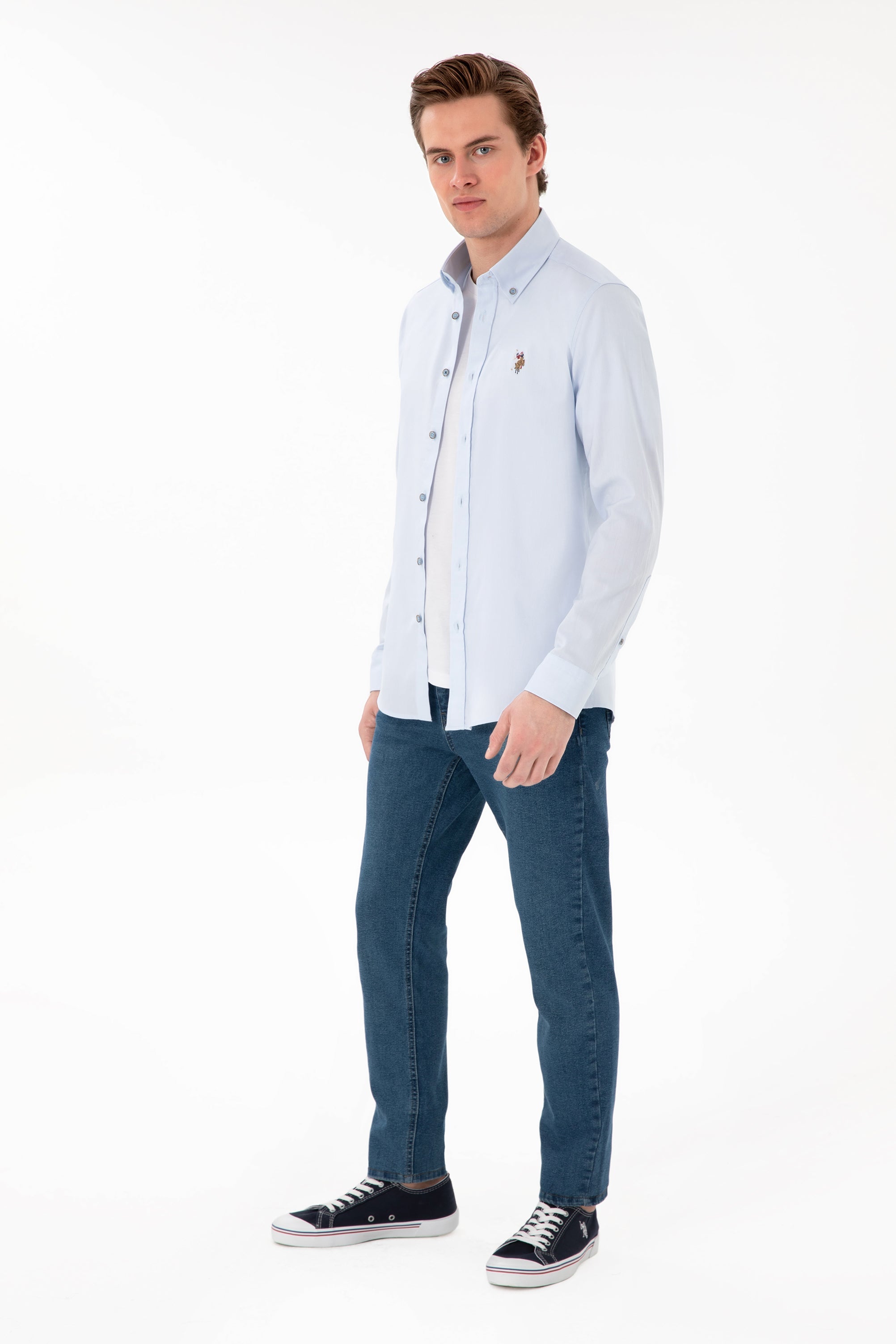 Woven Shirt CEDCOLOR LIGHT BLUE