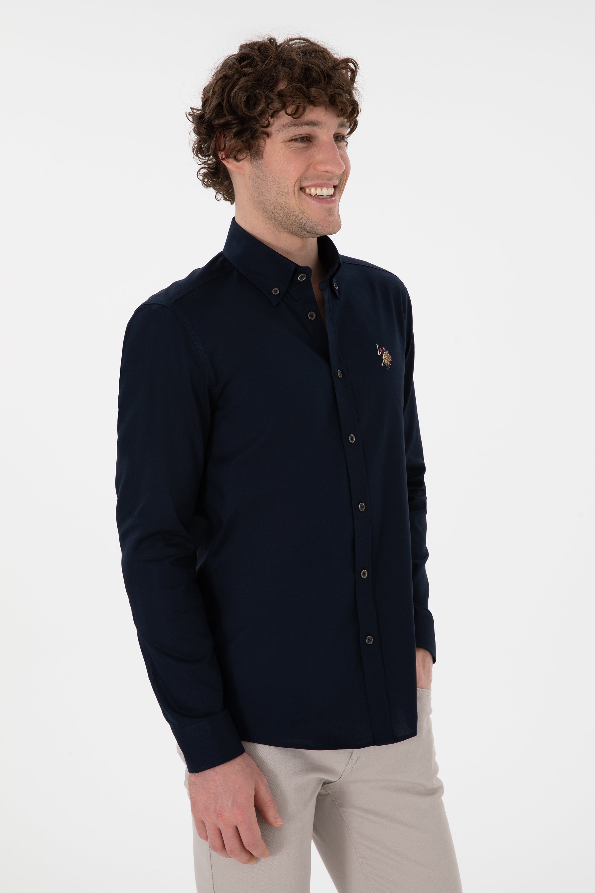 CHEMISE HOMME CEDCOLOR NAVY-BLUE