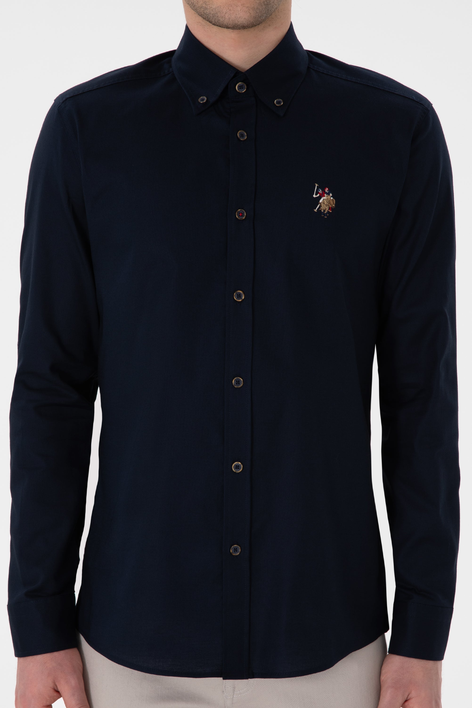 Woven Shirt CEDCOLOR NAVY BLUE