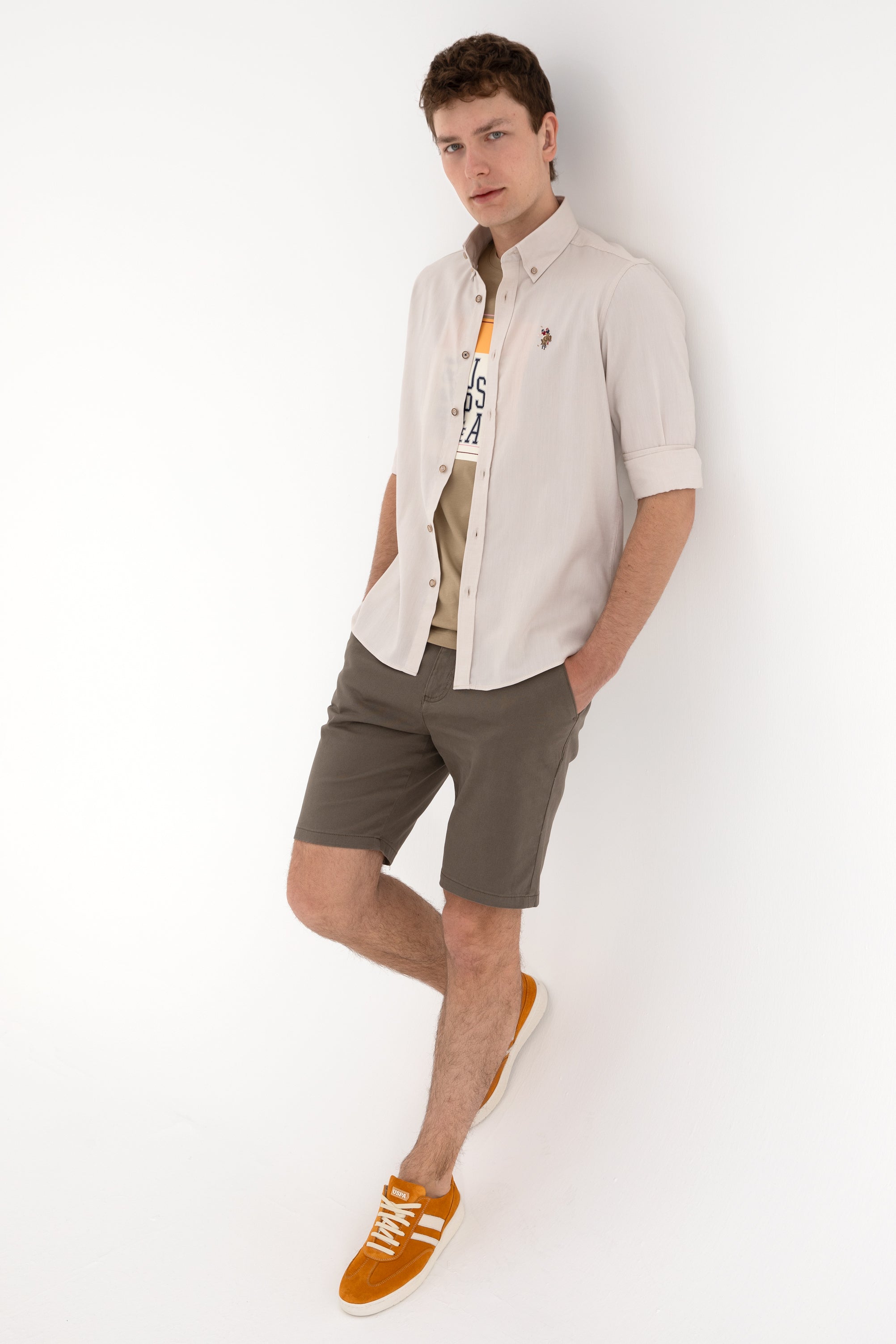 Woven Shirt CEDCOLOR STONE