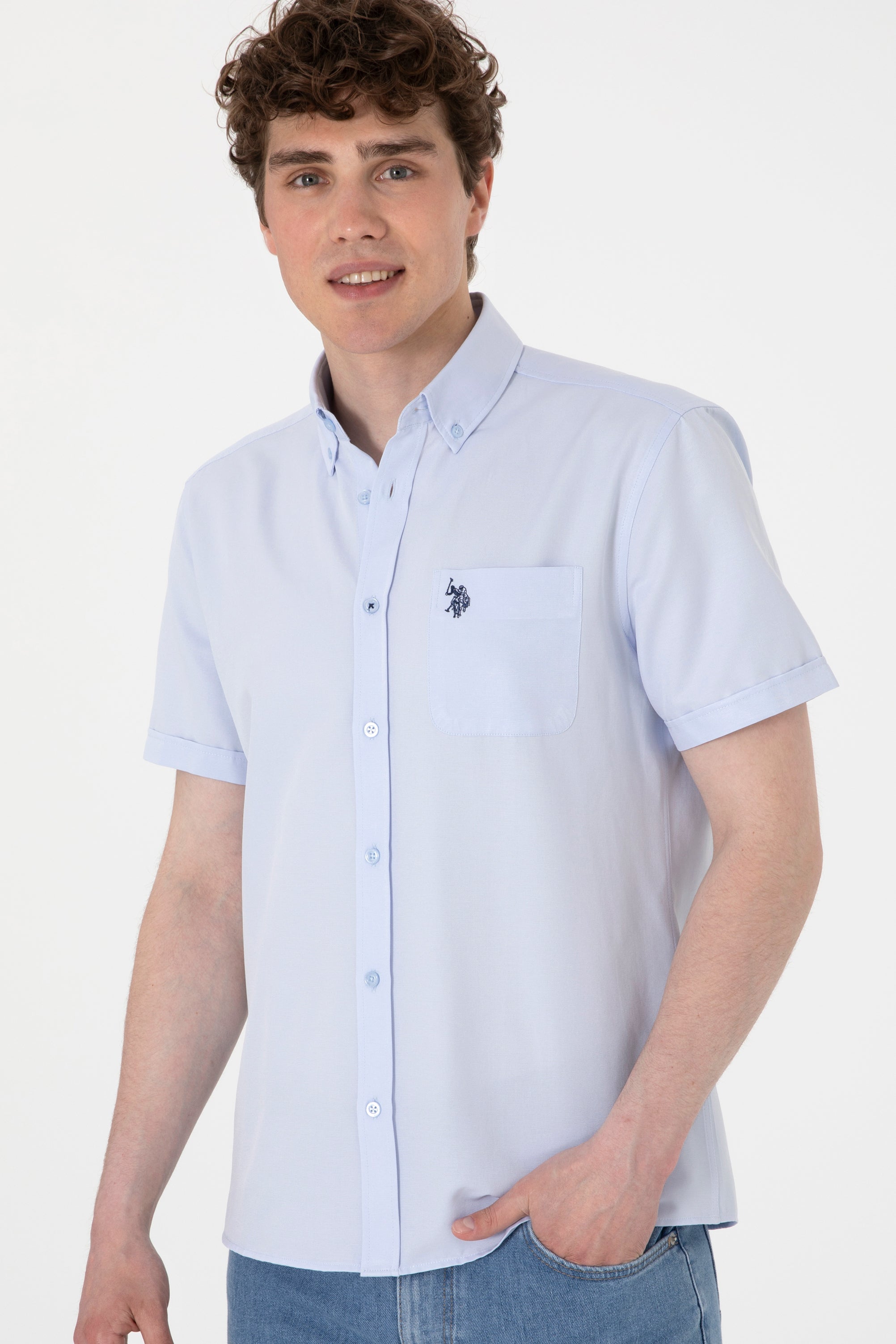 CHEMISE HOMME GOXY LIGHT-BLUE