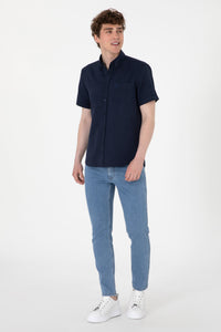 CHEMISE HOMME GOXY NAVY-BLUE