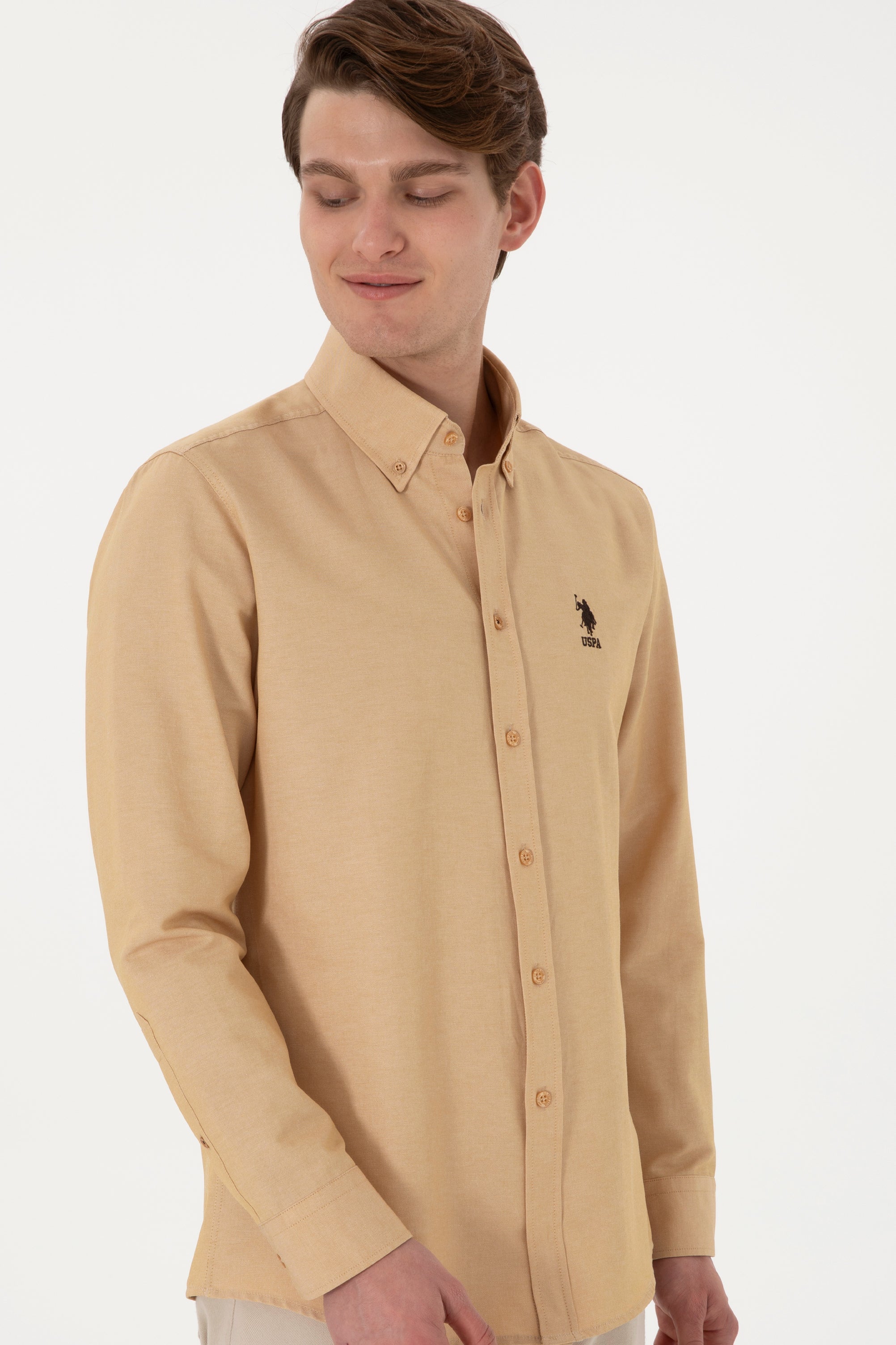 Woven Shirt GOXREG CAMEL