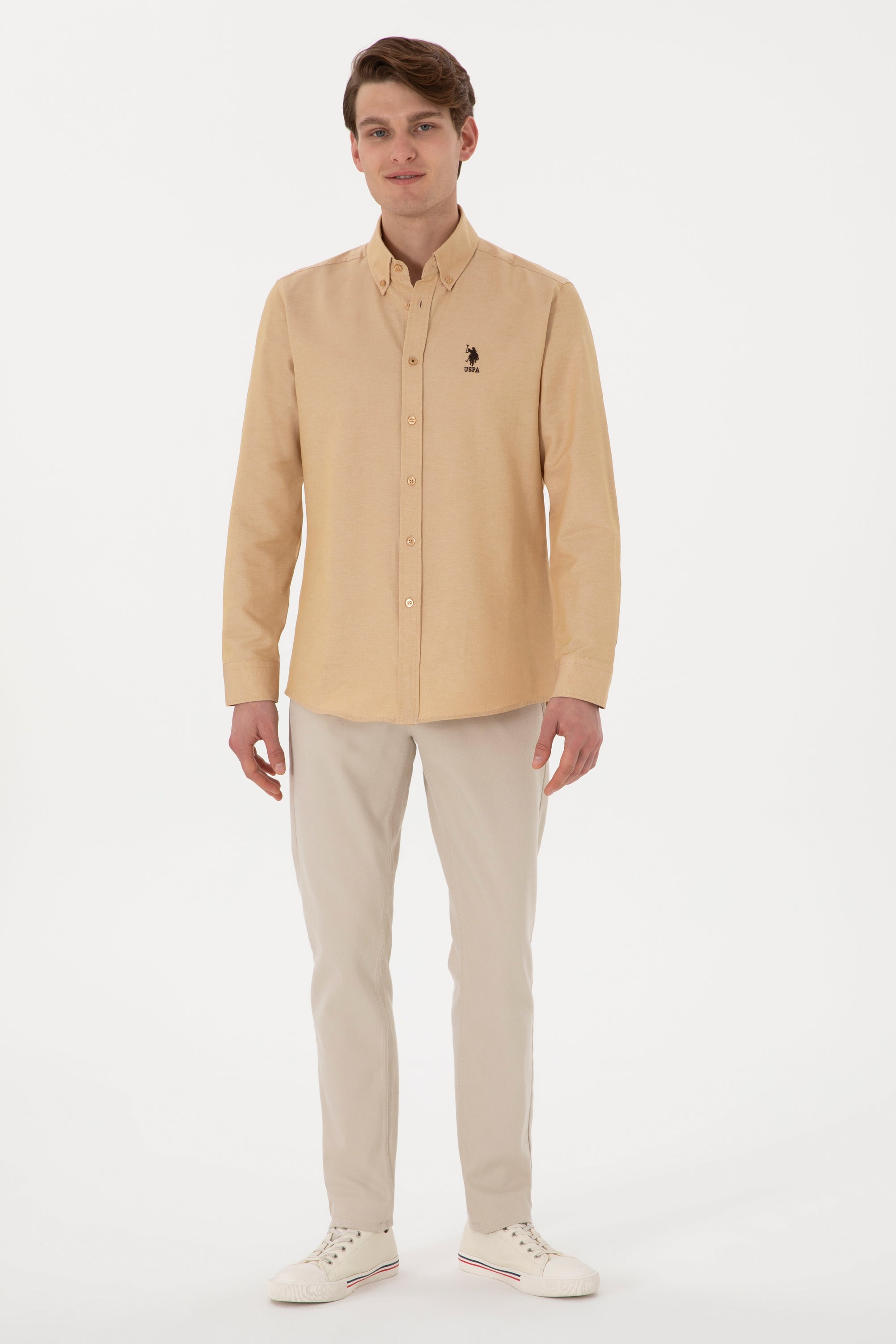 Woven Shirt GOXREG CAMEL