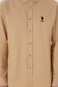 Woven Shirt GOXREG CAMEL
