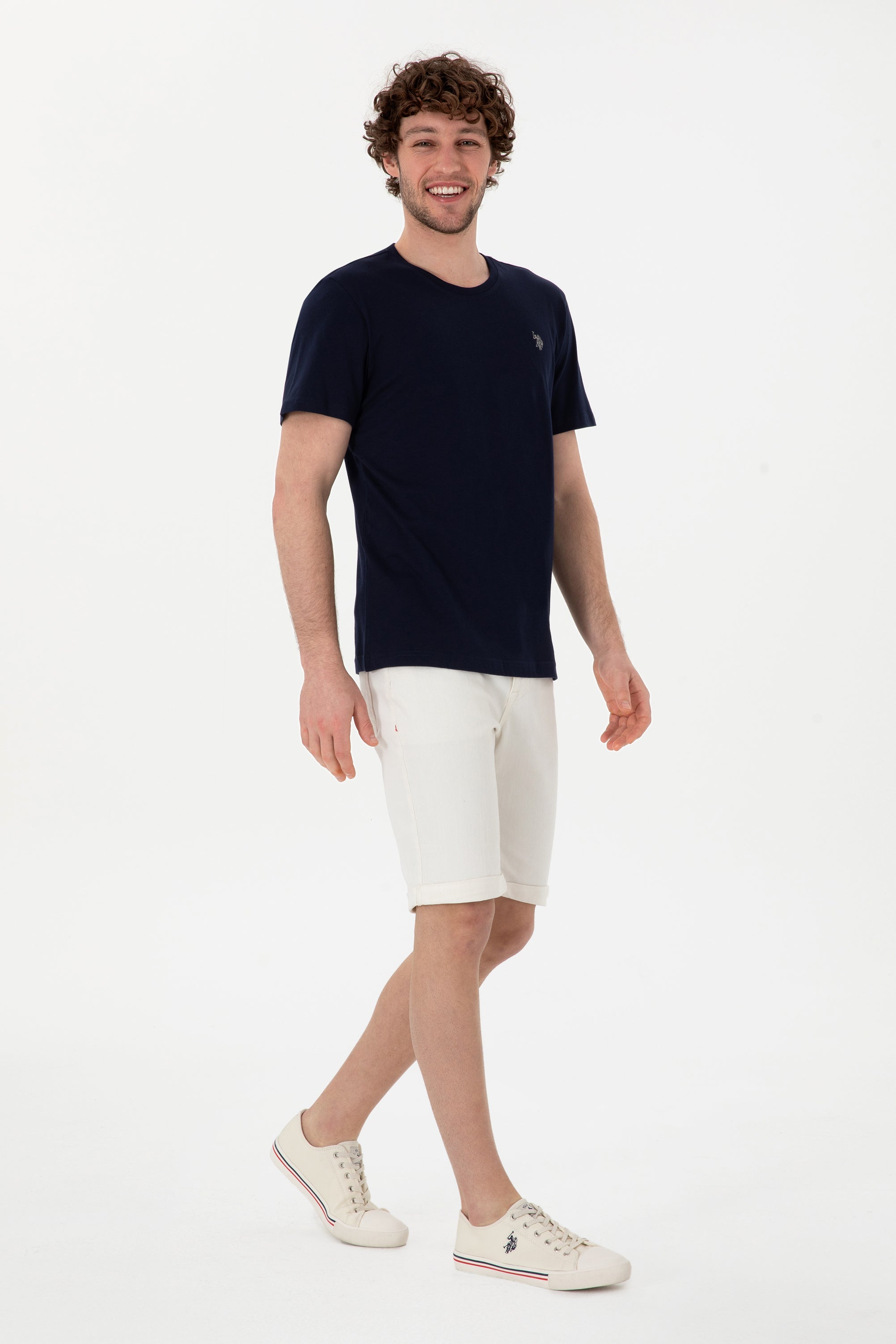 T-SHIRT HOMME GTS01 NAVY-BLUE