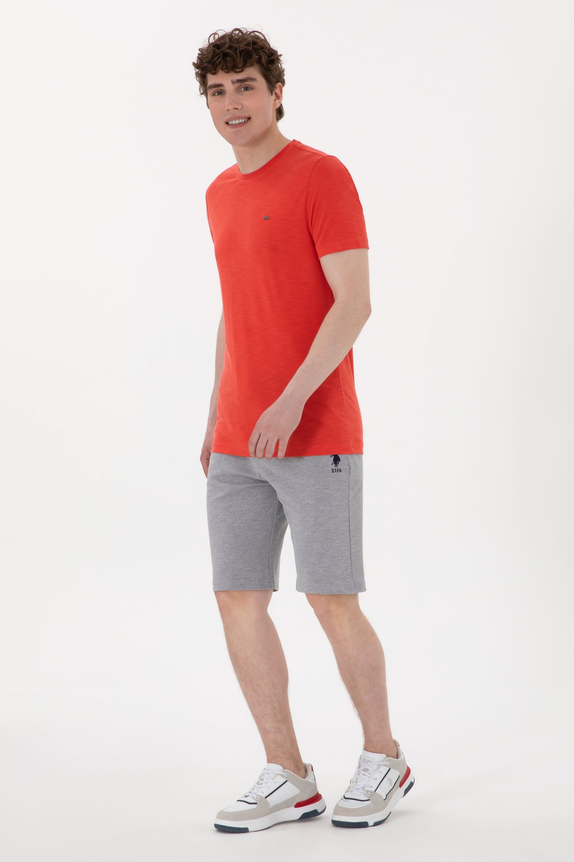 SHORT HOMME MARKO GREY-MELANGE