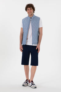 SHORT HOMME DUSTY NAVY-BLUE