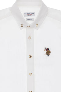 Woven Shirt ELFYKIDS WHITE