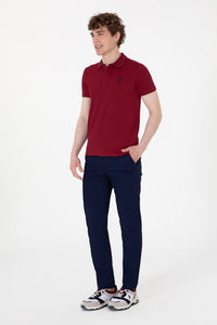 Woven casual trouser KENLY NAVY BLUE