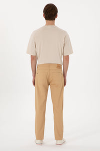 Woven casual trouser CARLOS CAMEL