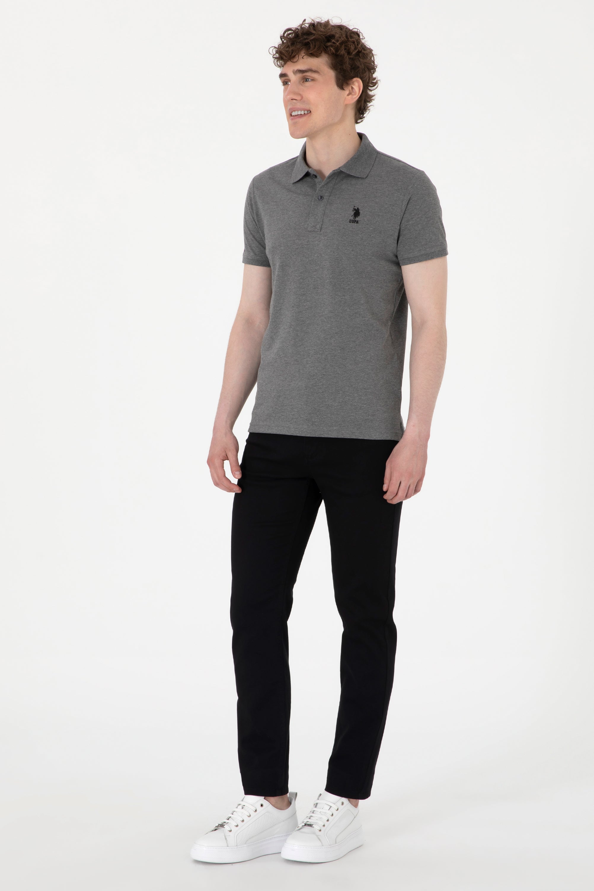 Woven casual trouser CARLOS BLACK