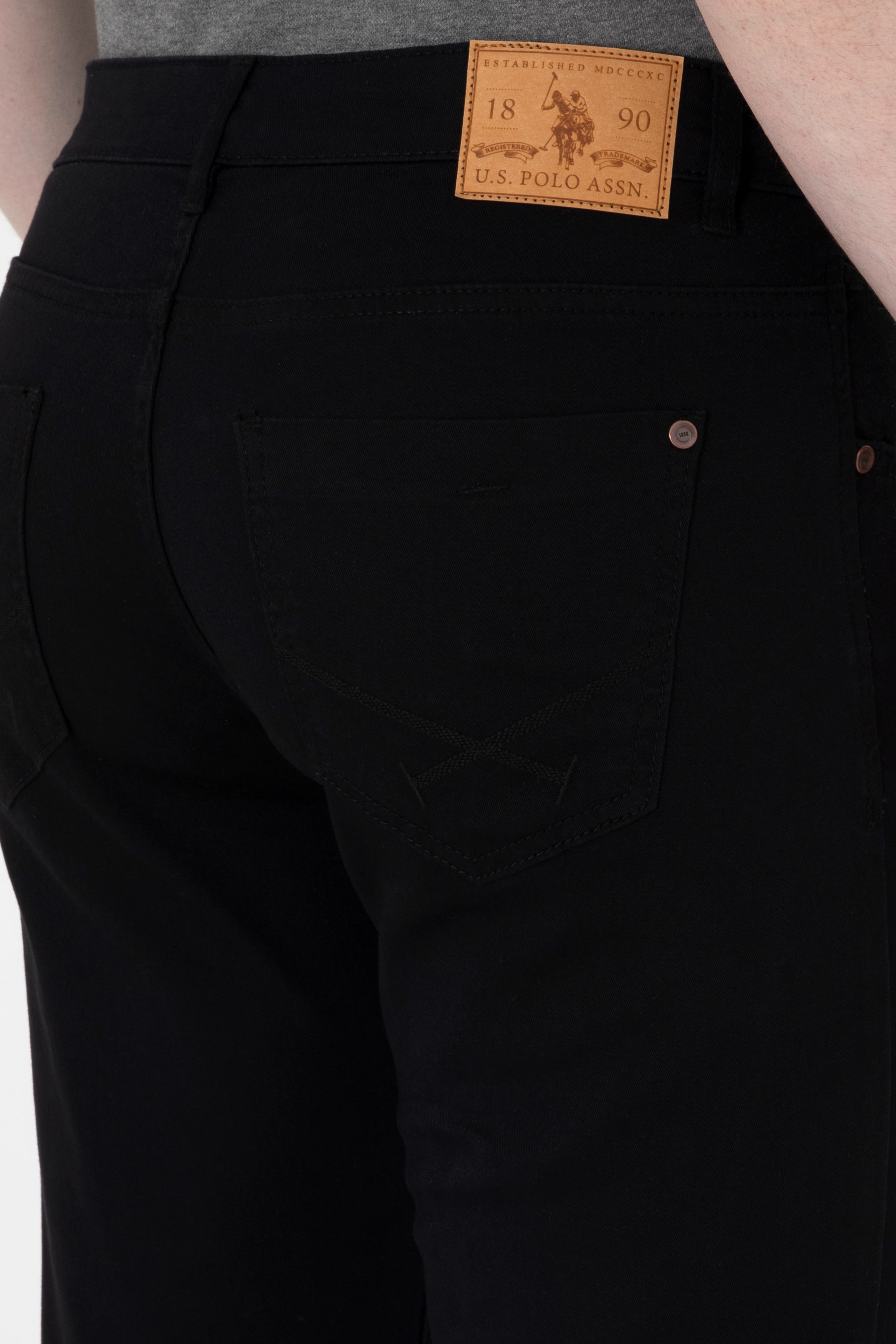 Woven casual trouser CARLOS BLACK