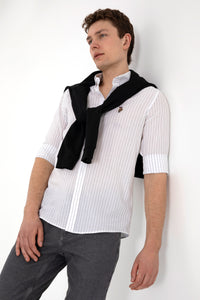 Woven Shirt HARLEM WHITE