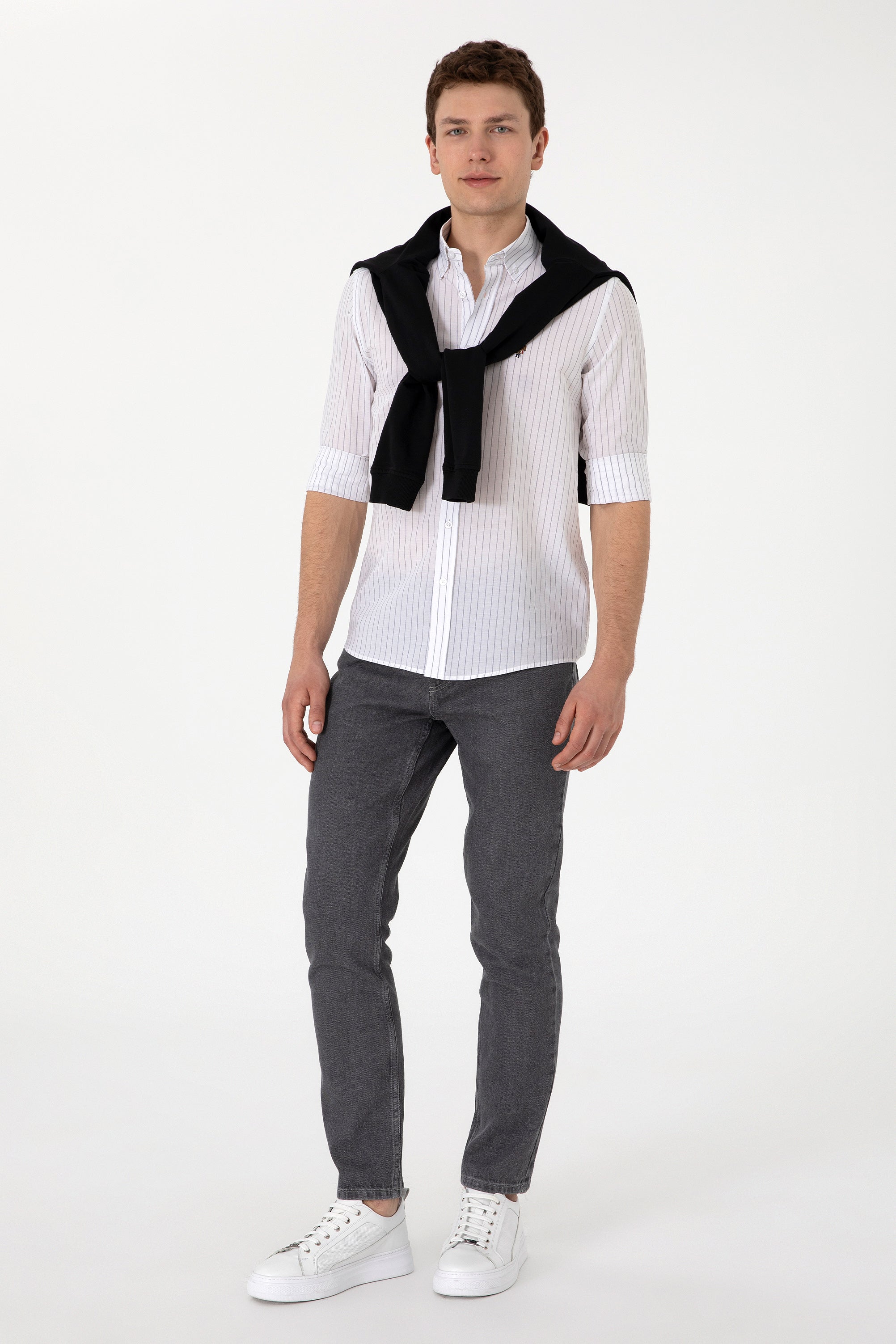 Woven Shirt HARLEM WHITE
