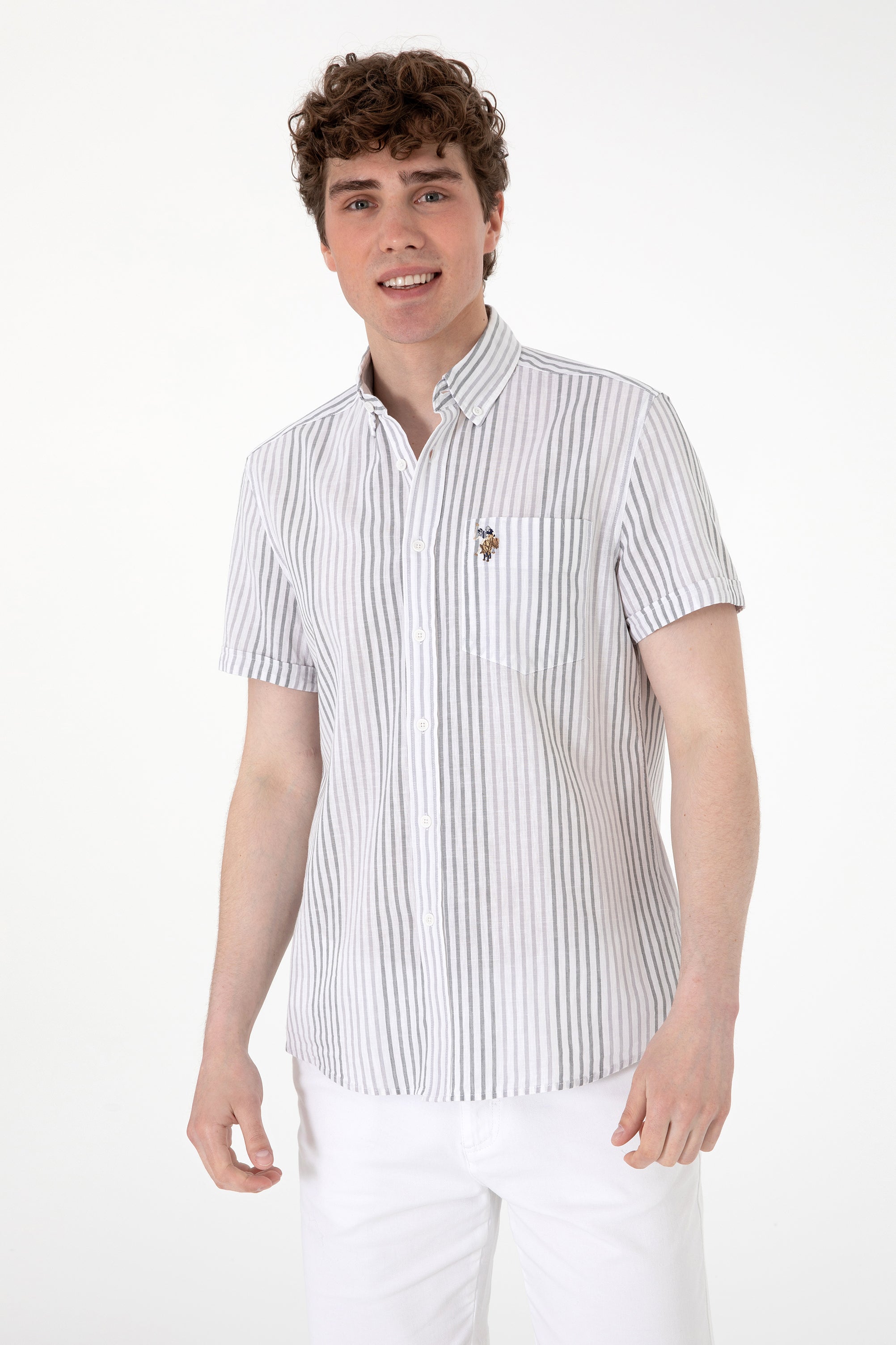 Woven Shirt FELLA LIGHT GREY