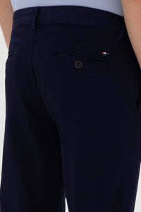 Woven casual trouser LUIS NAVY BLUE
