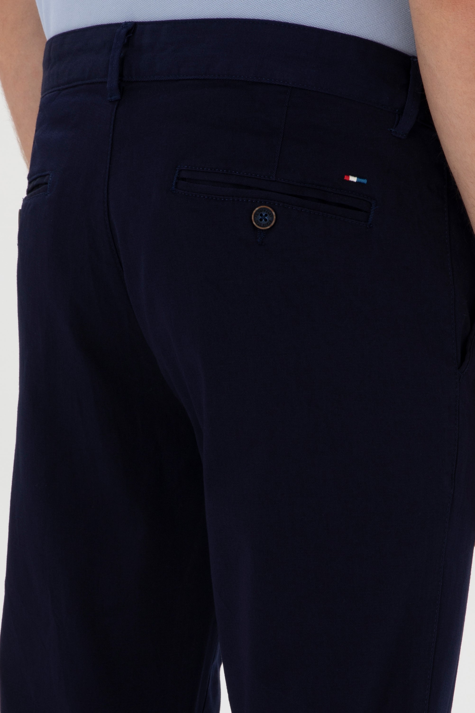 Woven casual trouser LUIS NAVY BLUE