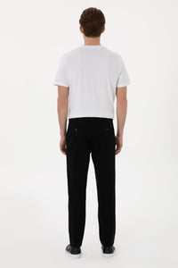 Woven casual trouser LUIS BLACK