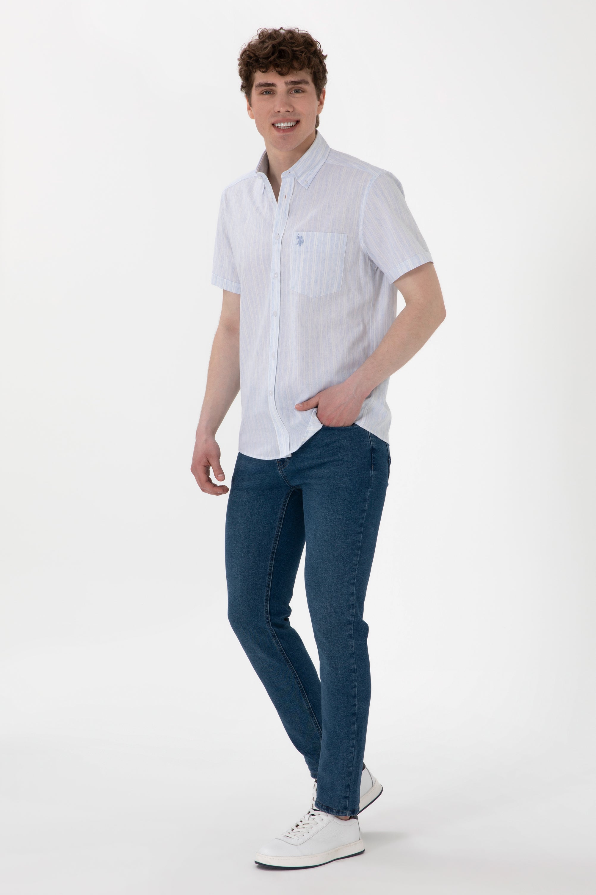 CHEMISE HOMME GOF LIGHT-BLUE