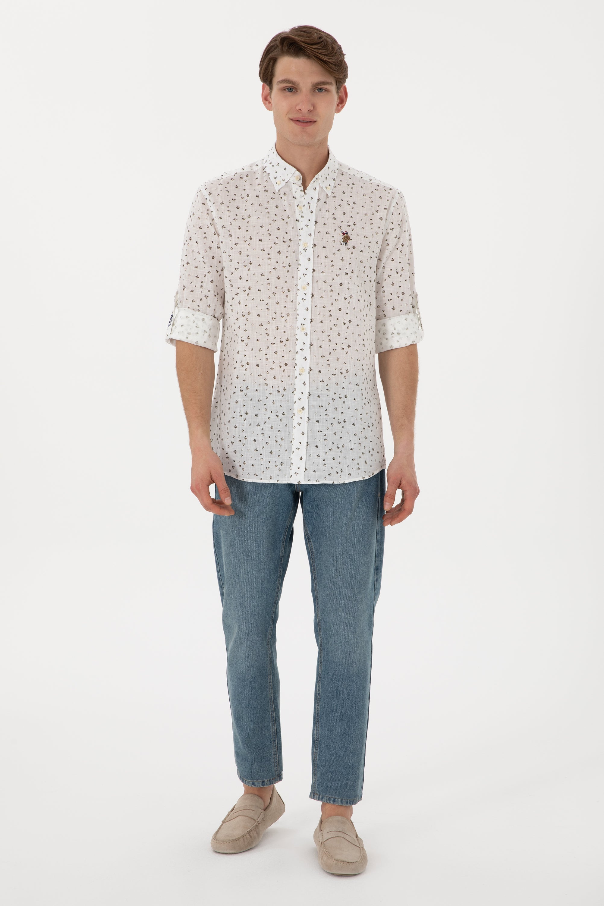 Woven Shirt KEROSAL DARK KHAKI