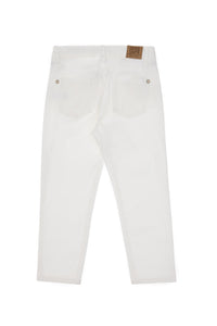 Woven casual trouser MICHESKIDS WHITE