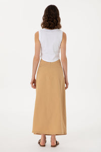 Casual skirt LUNET CAMEL
