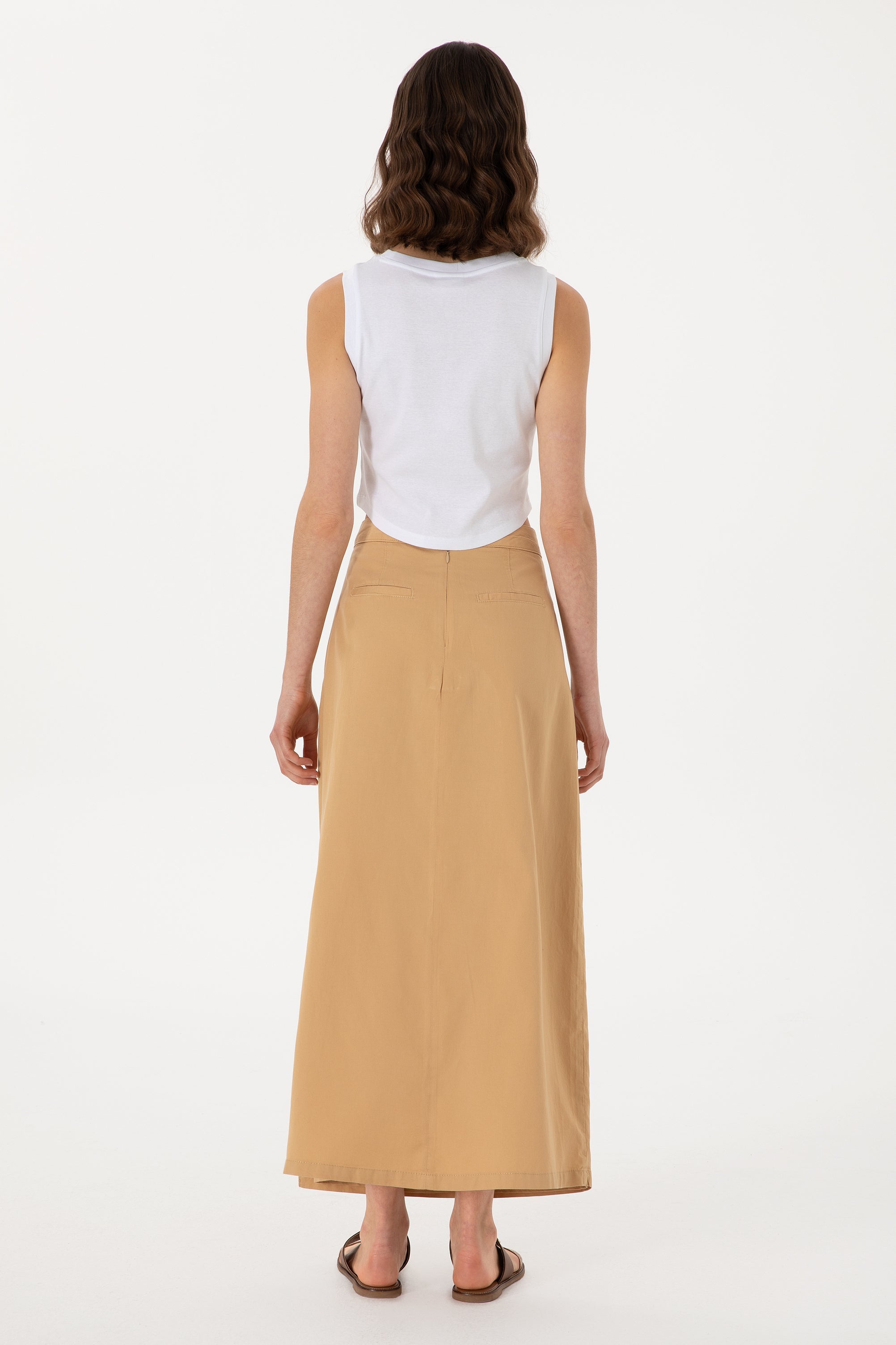 Casual skirt LUNET CAMEL