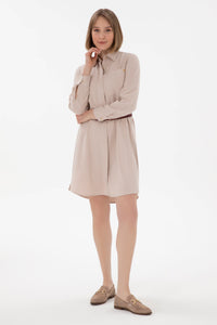 Woven Dress SIHOP SAND