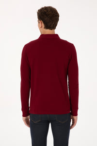 SWEAT-SHIRT HOMME TP03 BURGUNDY