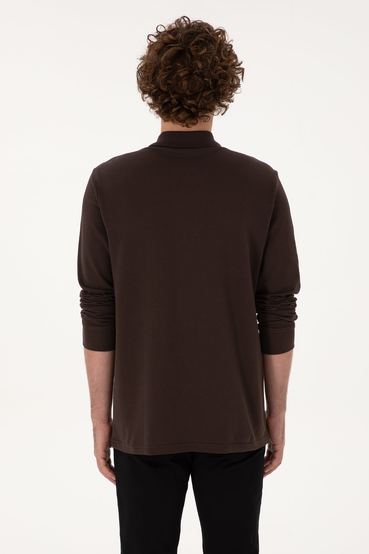 SWEAT-SHIRT HOMME GTP01 BROWN DARK