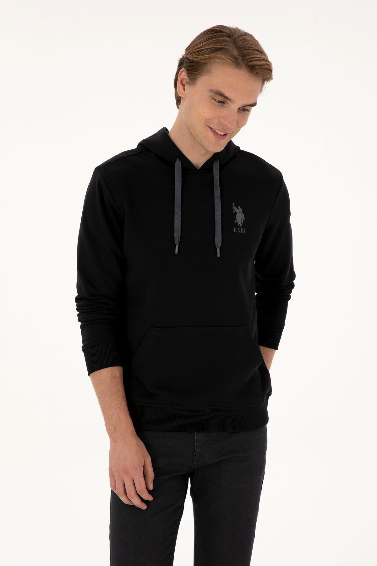 SWEAT-SHIRT HOMME GURIN BLACK