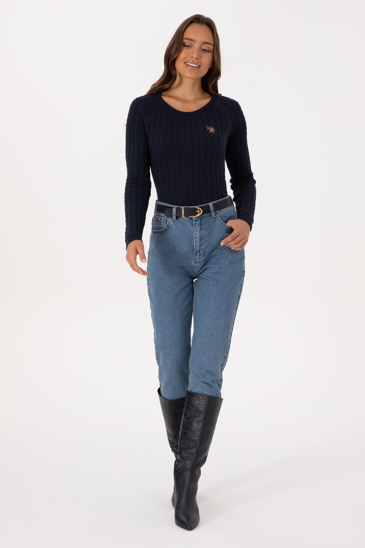 PULL FEMME MERY NAVY BLUE