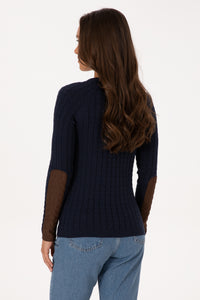 PULL FEMME MERY NAVY BLUE
