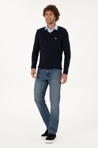 PULL HOMME TD03 NAVY BLUE